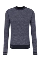 Džemper kanadrin | Regular Fit | s dodatkom vune BOSS ORANGE modra