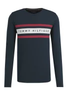 Majica dugih rukava LOGO BAND GRAPHIC | Regular Fit Tommy Hilfiger modra