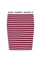 Suknja BODYCON Tommy Jeans bordo