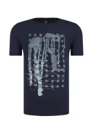 T-shirt TouchUp 3 | Regular Fit | pima BOSS ORANGE modra