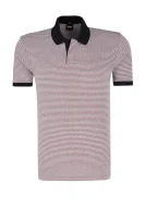 Polo majica Polston 14 | pima cotton | Slim Fit BOSS BLACK bordo