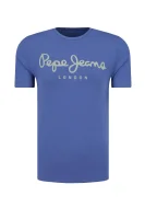 T-shirt original stretch | Slim Fit Pepe Jeans London plava