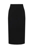 Suknja RIB LONG PENCIL SKIR Calvin Klein crna