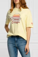 T-shirt SUMMER RETRO | Regular Fit Tommy Jeans žuta