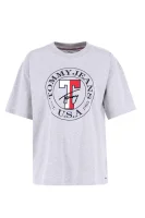 T-shirt TJW BOYFRIEND STAMP | Loose fit Tommy Jeans siva