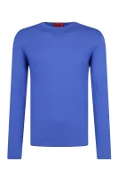 Sweter San Bastio | Regular Fit HUGO ultramarin plava