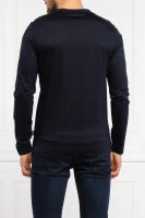 Majica dugih rukava Tenison 33 | Slim Fit BOSS BLACK modra
