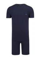 Pidžama | Regular Fit Emporio Armani modra