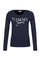dukserica TJW SCRIPT LOGO | Regular Fit Tommy Jeans modra