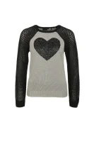 Sweater Love Moschino siva