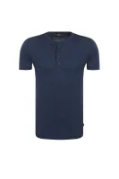 T-shirt Tiller 06 | Slim Fit | mercerised BOSS BLACK modra