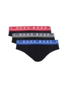 3P FN Solid 3 Pack Briefs BOSS BLACK crna