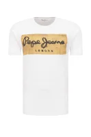 T-shirt CHARING | Slim Fit Pepe Jeans London boja pepela