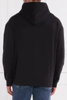 Gornji dio trenirke Logo Jacket Hood | Classic fit Hugo Bodywear crna
