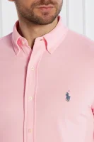 Košulja | Regular Fit | pique POLO RALPH LAUREN ružičasta