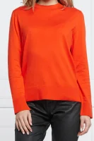 Džemper C_Fibinna | Relaxed fit | s dodatkom svile BOSS BLACK narančasta