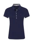 Polo majica New Chiara | Slim Fit Tommy Hilfiger modra