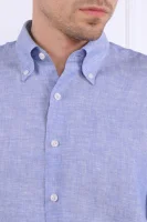 Lanena košulja | Regular Fit Oscar Jacobson plava