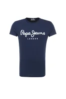 Original Stretch T-shirt Pepe Jeans London modra