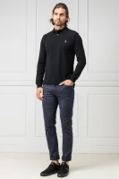 Polo majica | Slim Fit | basic mesh POLO RALPH LAUREN crna