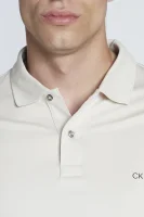 Polo majica | Slim Fit Calvin Klein kremasta