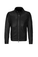 Nortilo Leather Jacket BOSS BLACK crna