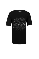 T-shirt Karl Galaxy | Loose fit Karl Lagerfeld crna