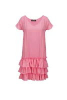 Svilena haljina TWINSET ružičasta