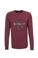 Logo sweatshirt CALVIN KLEIN JEANS bordo