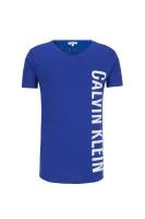 Raunded T-shirt Calvin Klein Swimwear plava