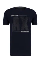 T-shirt Slim Fit Armani Exchange modra