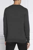 Džemper Core | Regular Fit | s dodatkom svile Tommy Hilfiger grafitna