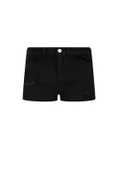 Kratke hlače | Regular Fit | denim Emporio Armani crna