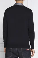 Džemper core | Regular Fit | s dodatkom svile Tommy Hilfiger modra