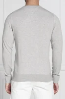 Džemper core | Regular Fit | s dodatkom svile Tommy Hilfiger boja pepela
