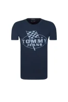 T-shirt TJM FINISH LINE | Regular Fit Tommy Jeans modra