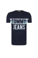 T-shirt COLORBLOCK | Regular Fit Tommy Jeans modra