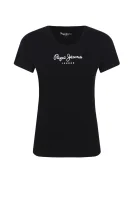 T-shirt new Virginia | Slim Fit Pepe Jeans London crna
