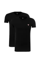 T-shirt 2-pack | Slim Fit Guess crna