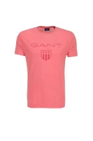 Tonal Gant Shield T-shirt Gant ružičasta