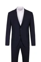 Reyno4 Wave2 Suit BOSS BLACK modra