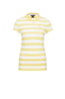 Polo majica New Chiara | Slim Fit | pique Tommy Hilfiger žuta