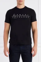 T-shirt | Slim Fit Armani Exchange crna