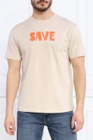 T-shirt BATU | Regular Fit Save The Duck bež