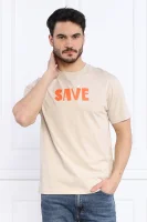 T-shirt BATU | Regular Fit Save The Duck bež