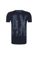 T-shirt | Loose fit Armani Exchange modra