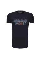 T-shirt Solin | Regular Fit Napapijri modra