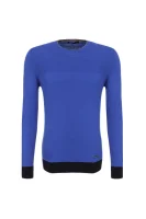 Girocollo Tre Colori Sweater Trussardi plava