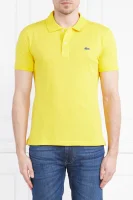 Polo majica | Slim Fit | pique Lacoste žuta