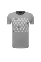 T-shirt Scuba/s stars | Regular Fit Gas siva
